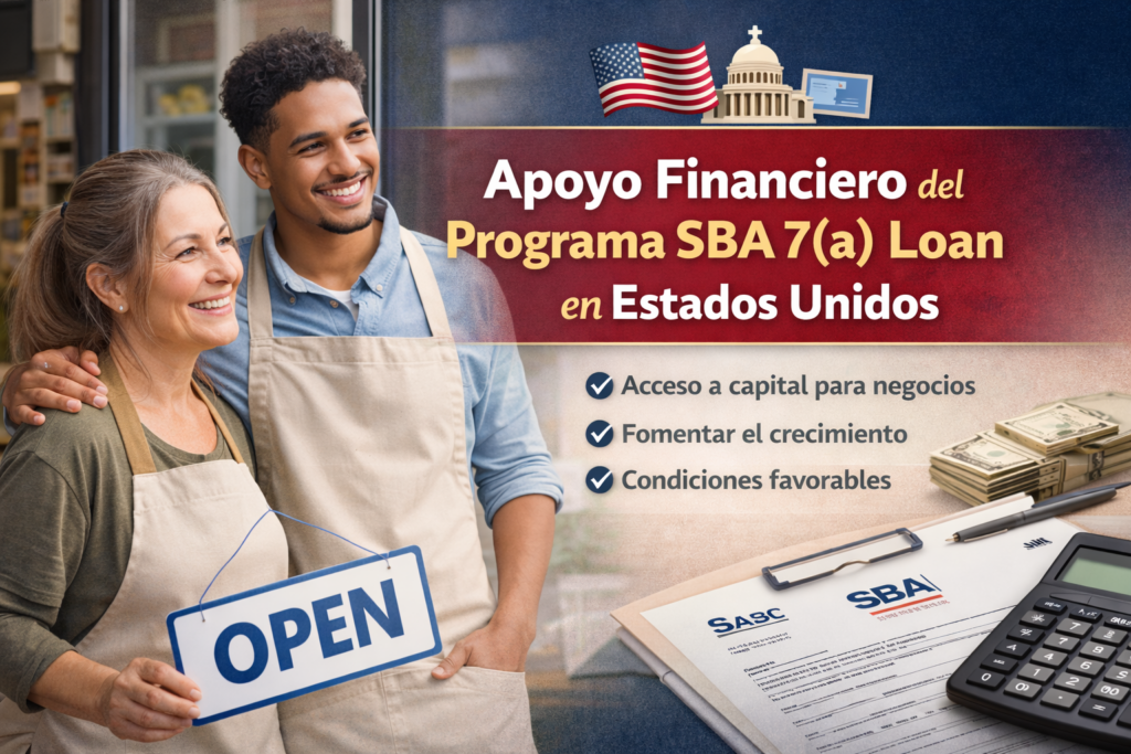 🏦 Apoyo Financiero del Programa SBA 7(a) Loan en Estados Unidos