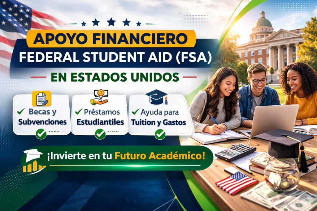 🏦 Apoyo Financiero Federal Student Aid (FSA) en Estados Unidos